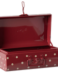 Storage Suitcase | Red with Dots