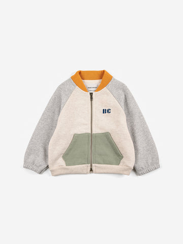 Baby Color Block Zipped Sweatshirt