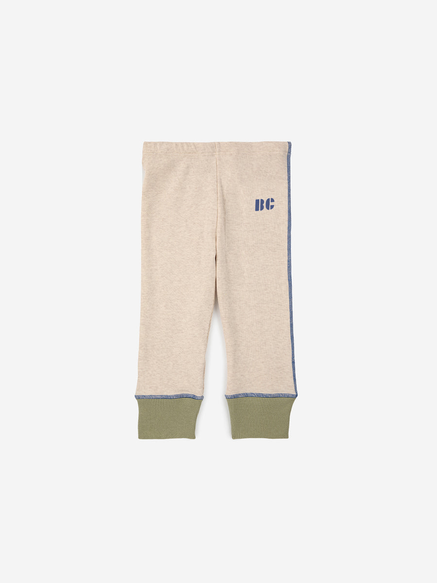 Baby Color Block Green Leggings