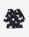 Baby Big Flower all over Ruffle Woven Dress