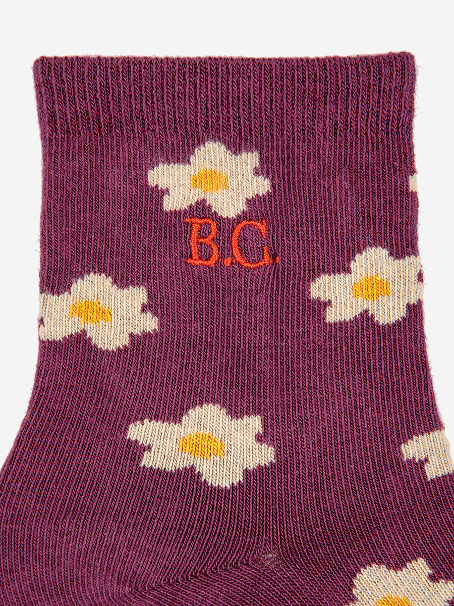 Little Flower Short Socks