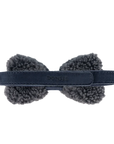 Furro Bow Tie | Anthracite Curly Faux Fur