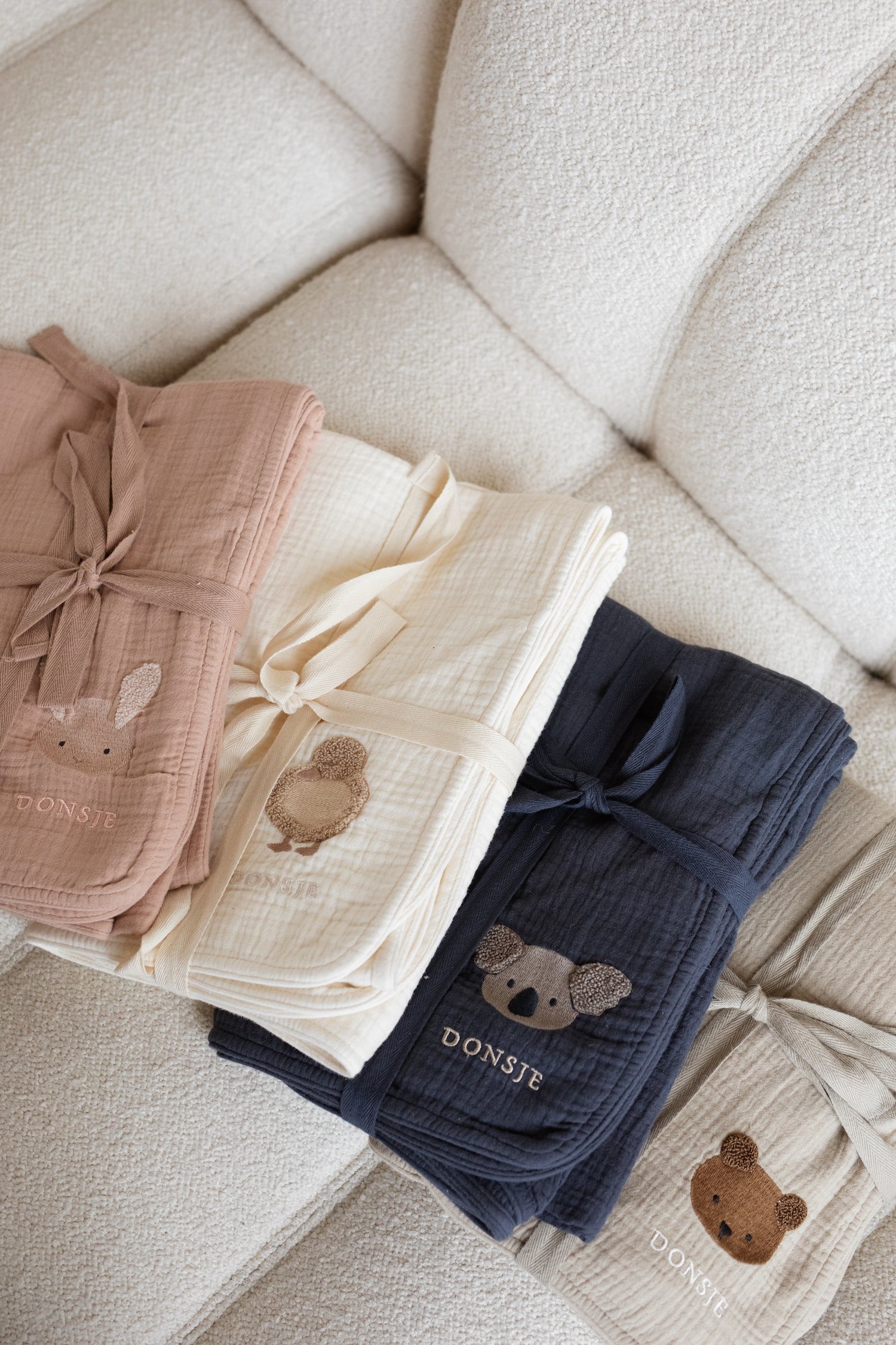 Ploekie Muslin Blanket - XL | Fluffy Bunny