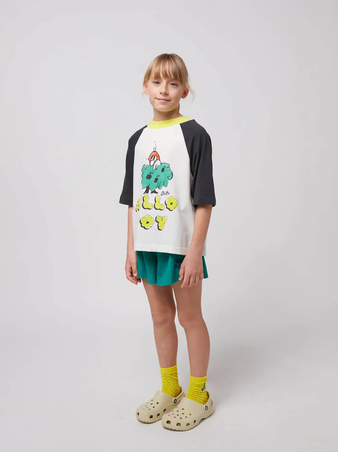 Hello Joy Raglan Sleeves T-Shirt