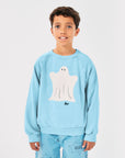 Ranglan Sleeve Sweatshirt | Funny Ghost