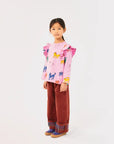 Wonder Horse All Over Ruffle Sweatshirt | Pink