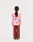 Wonder Horse All Over Ruffle Sweatshirt | Pink