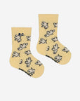 BC Baby Short Socks | Freedom Bird All Over | Light Yellow