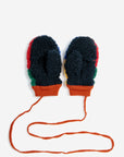 Baby Sheepskin Mittens | Color Block