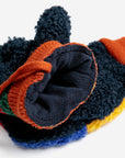 Baby Sheepskin Mittens | Color Block