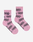 BC Short Socks | It's Magic All Over | Light Pink