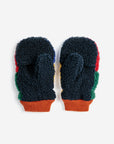 Sheepskin Mittens | Color Block