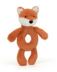 Bashful Fox Cub Ring Rattle