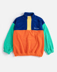 Color Block Zipped Sweatshirt