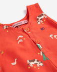 Farm Adventure All Over Baby Playsuit