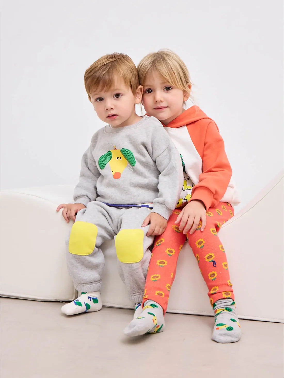 Bobo Choses Knee Patches Baby Jogging Pants 