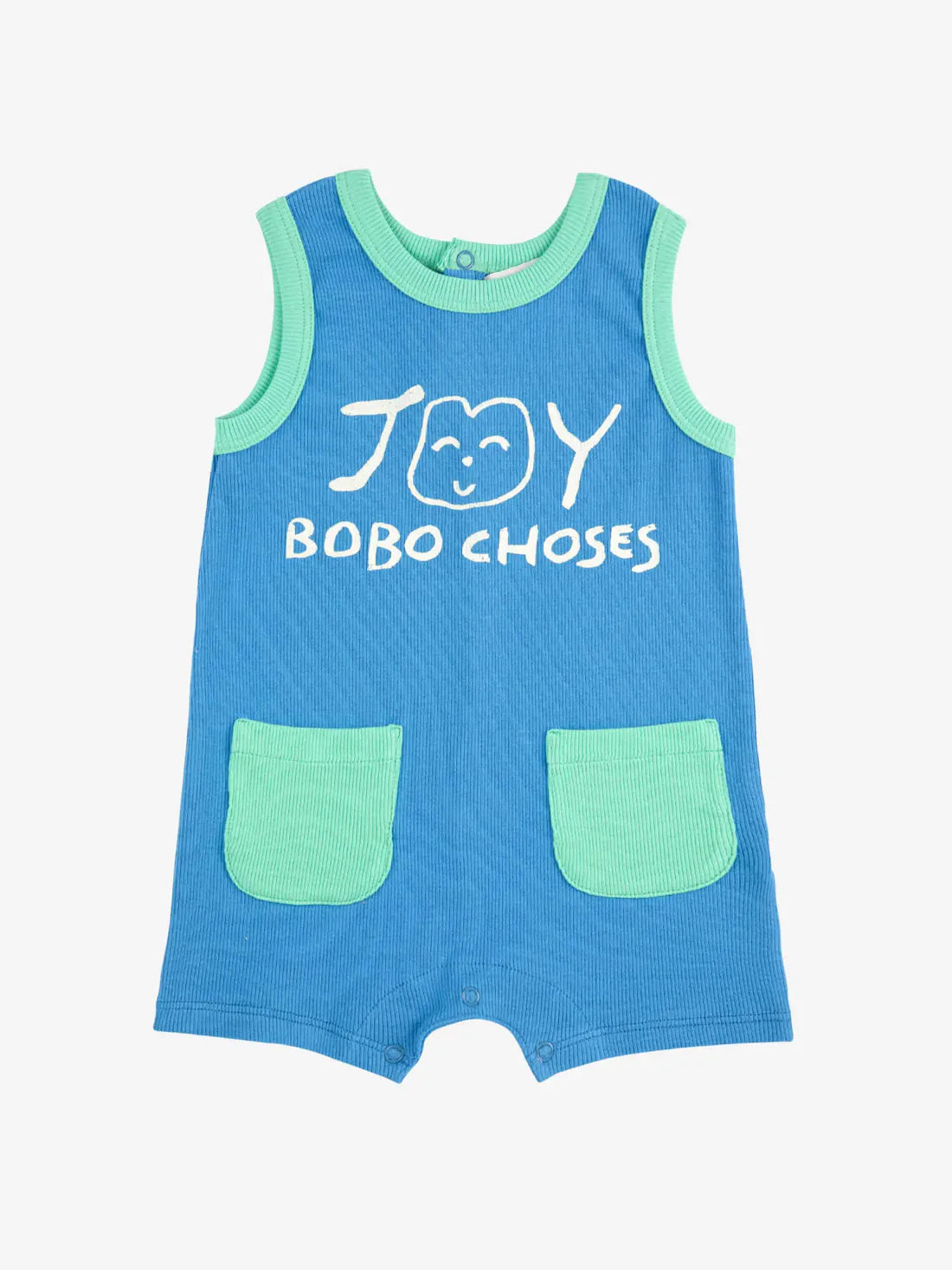 Bobo Choses Smiling Playsuit | Blue 