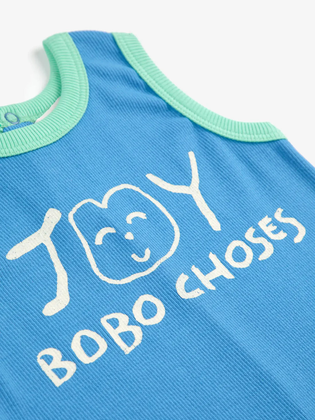 Bobo Choses Smiling Playsuit | Blue 