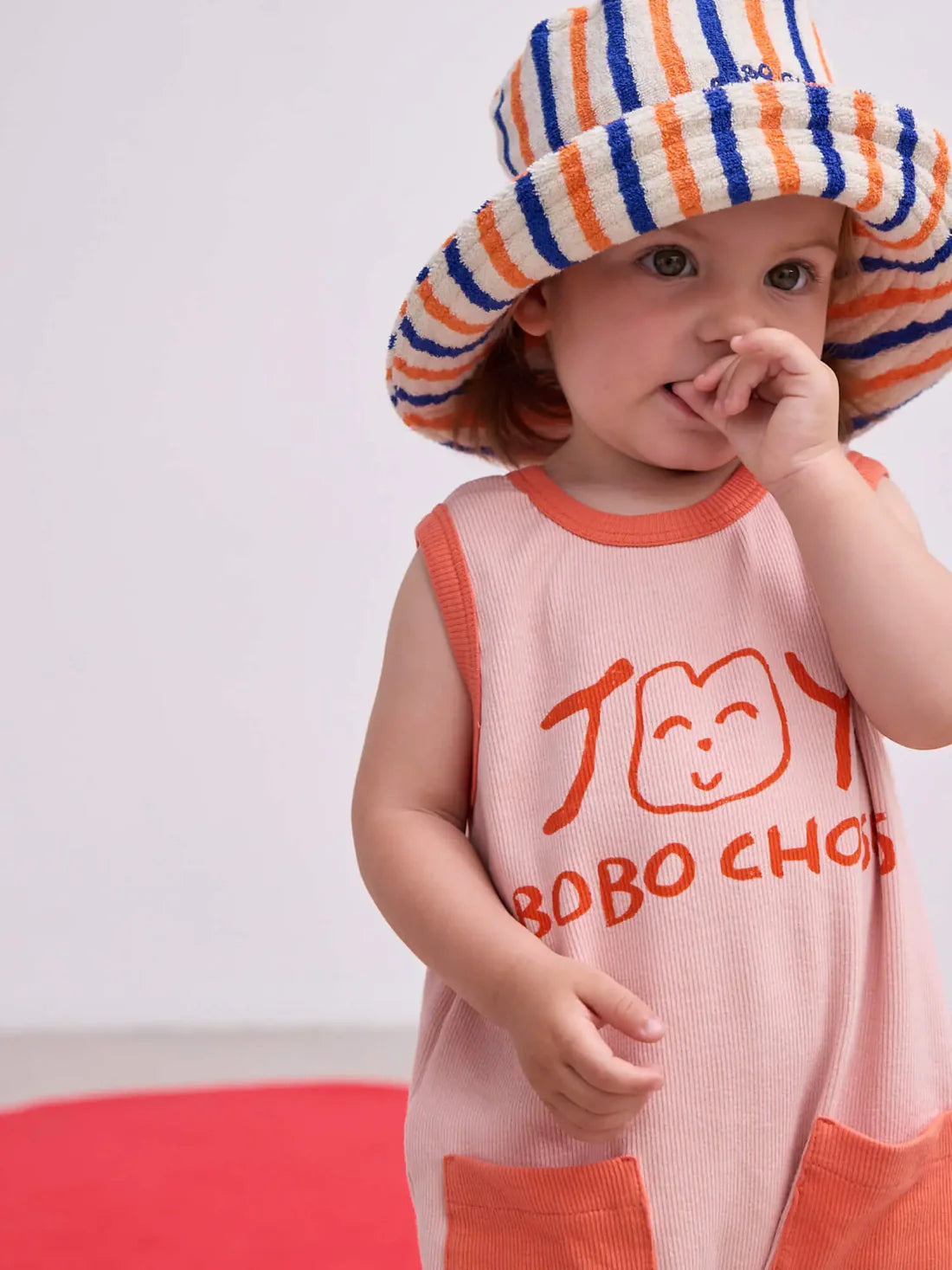 Bobo Choses Smiling Playsuit | Pink 