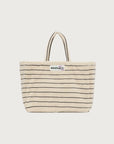 Naram Weekend Bag | Creme & Ink Stripe