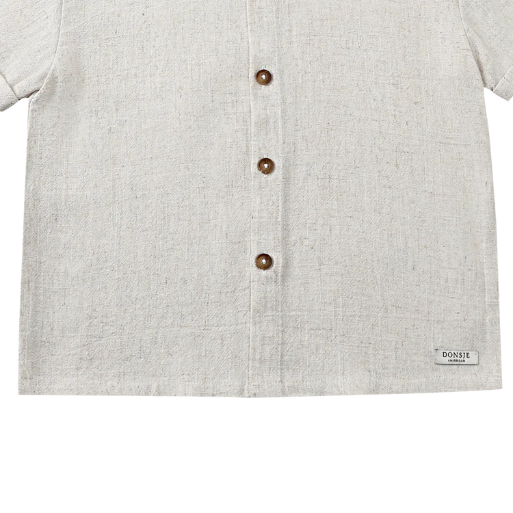 Donsje | Brammie Shirt | Warm White Melange 