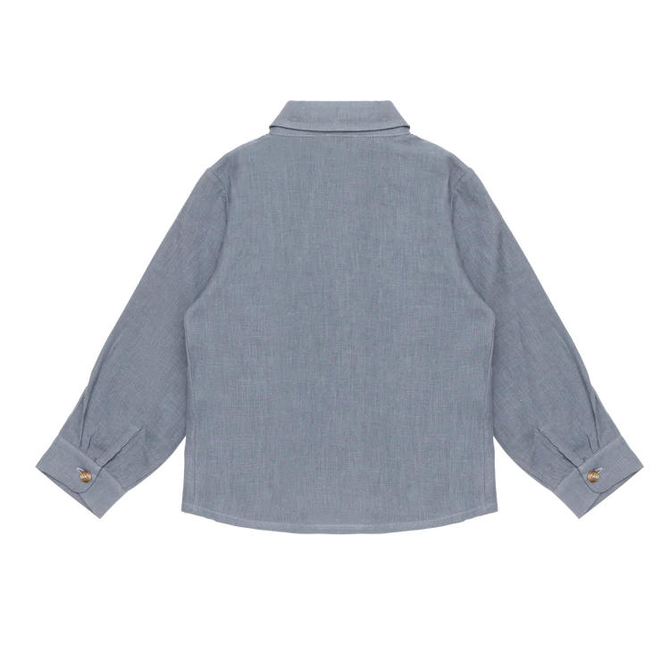 Donsje | SS25 D2 | Leom Linen Shirt | Dark Spruce 