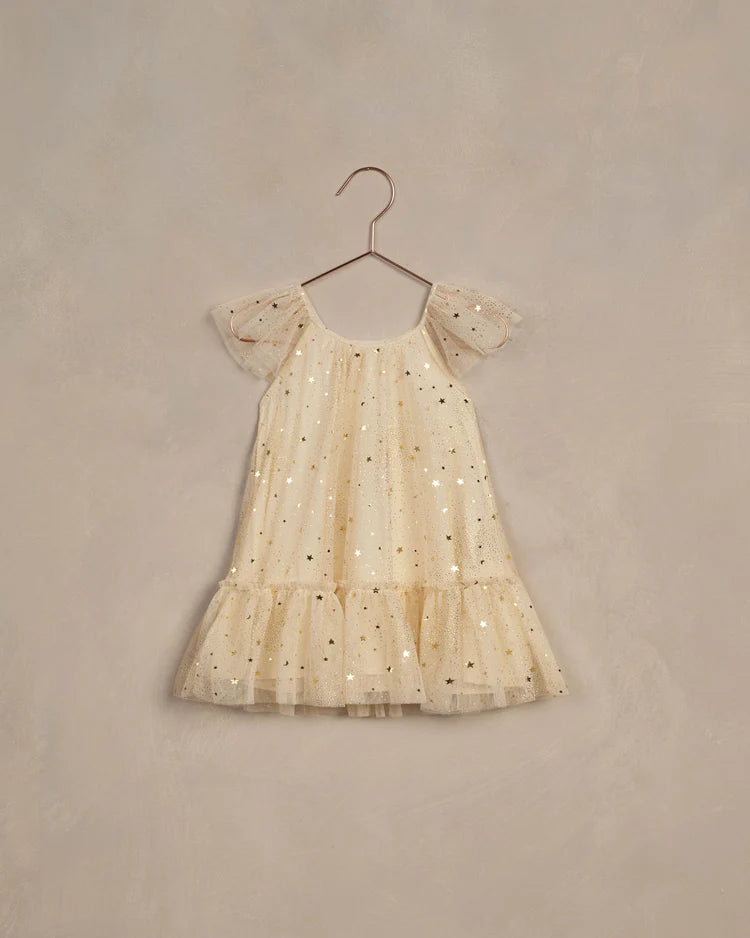 Edie Dress | Champagne Stars