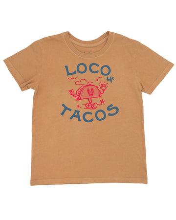Loco 4 Tacos Vintage Tee | APRICOT