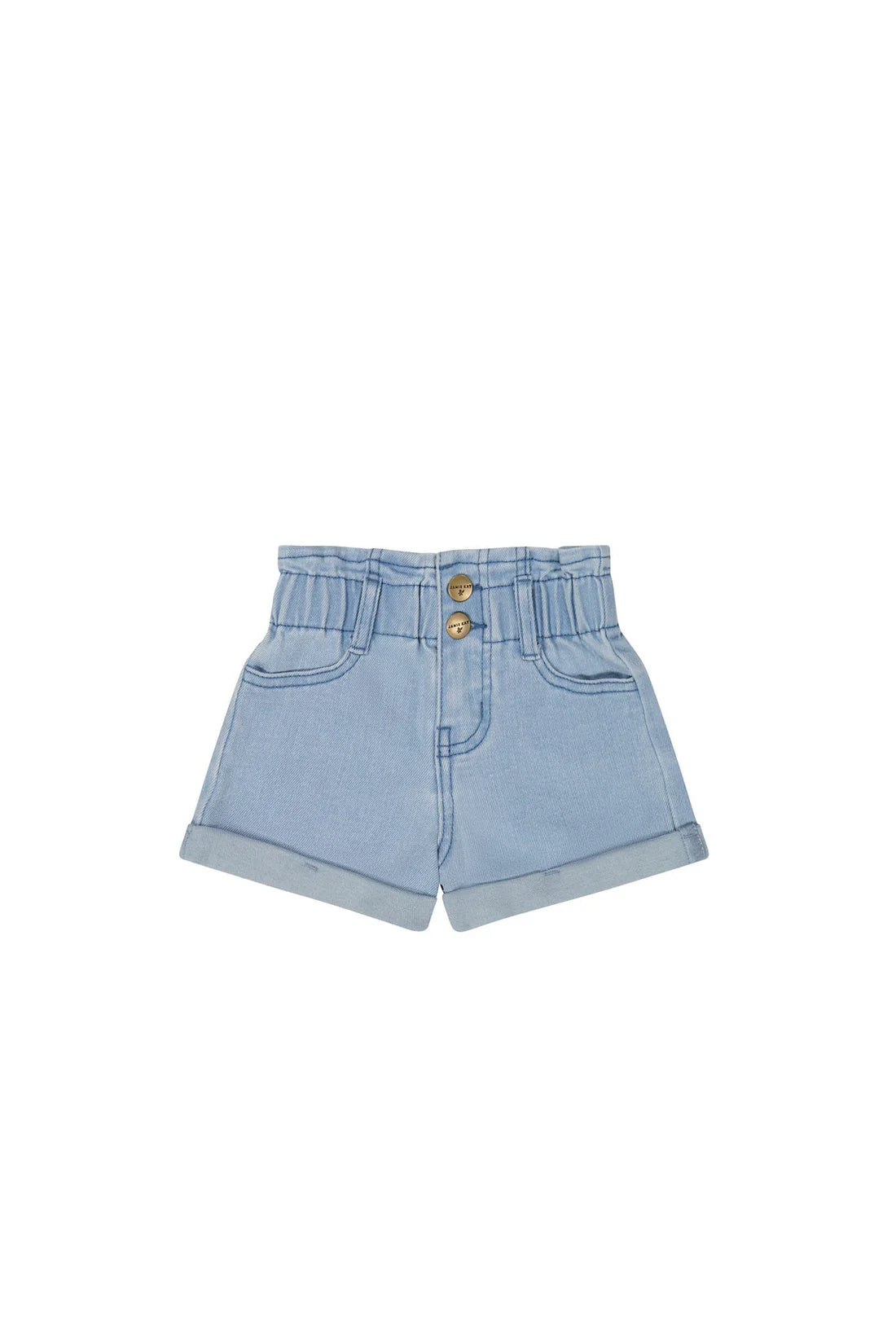 Grace Short | Washed Denim