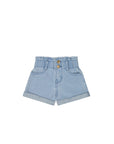 Grace Short | Washed Denim