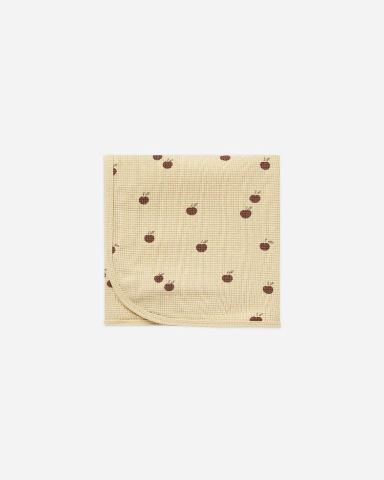 Waffle Baby Blanket || Apples