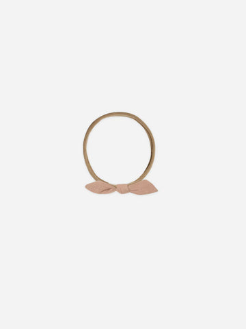Little Knot Headband || Rose (Beige Band)