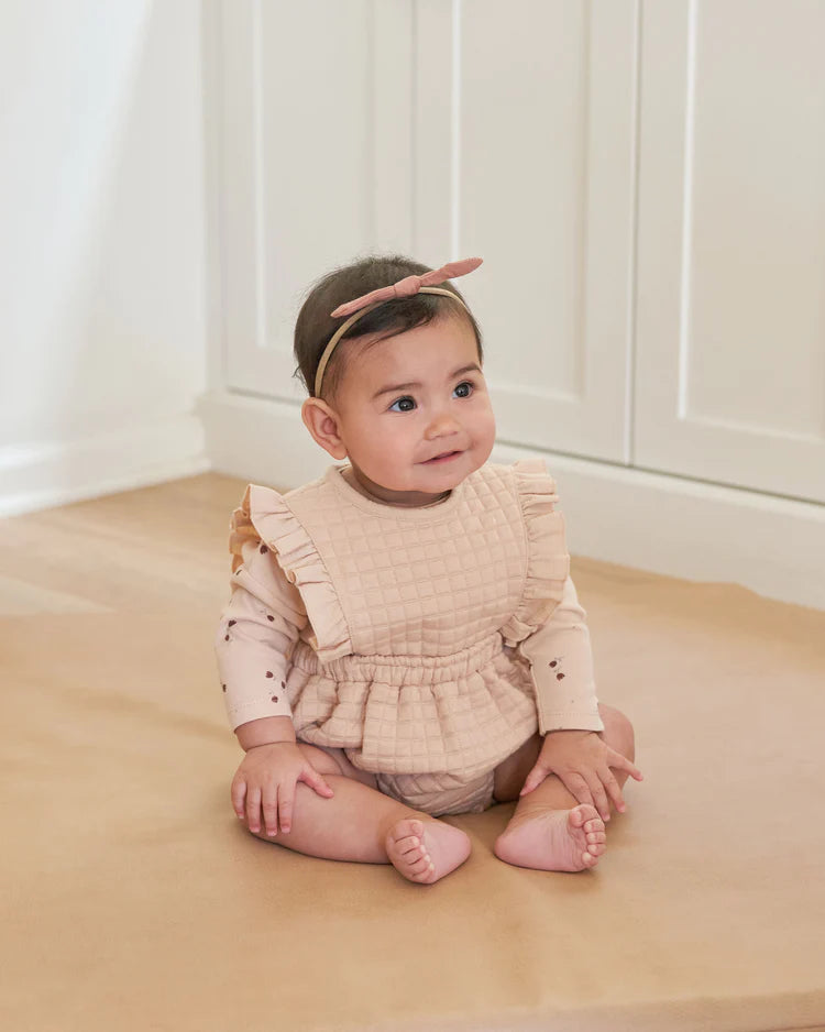 Little Knot Headband || Rose (Beige Band)