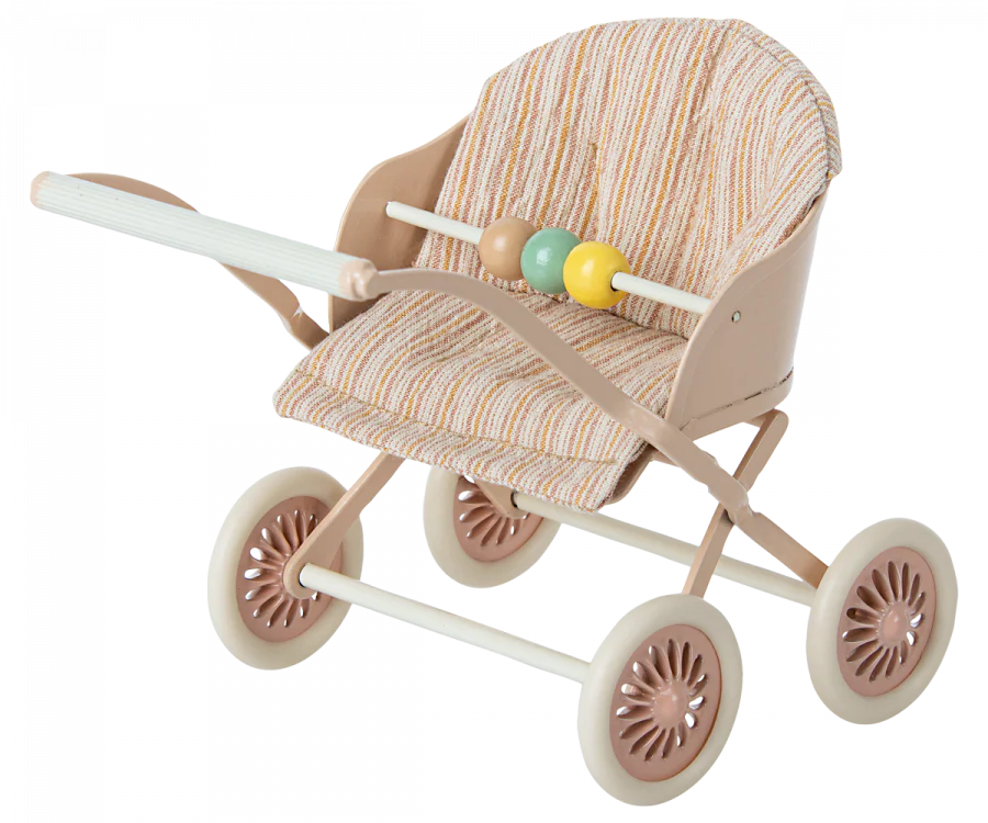 Stroller for baby mice - Rose