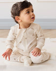 Organic Cotton Reese Zip Onepiece | Sasha Puppy Tofu