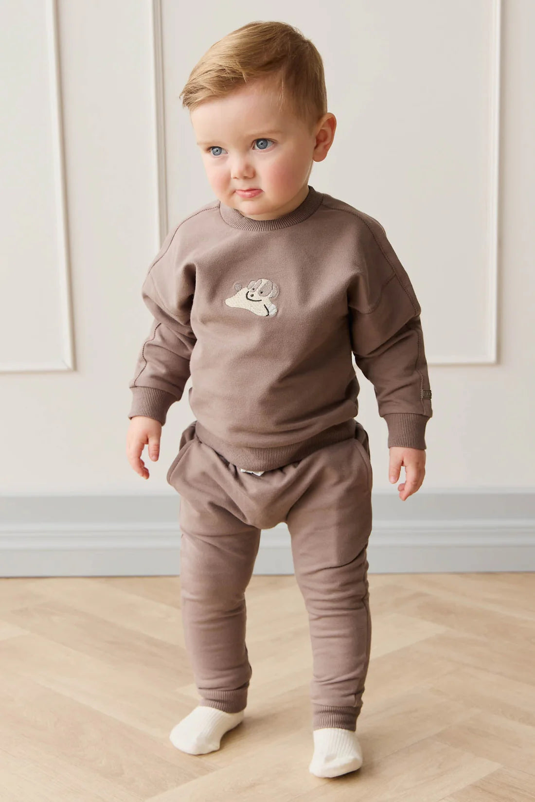 JK | Organic Cotton Morgan Track Pant | Tweed 