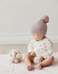 Aurelie Beanie | Dusty Lilac Marle