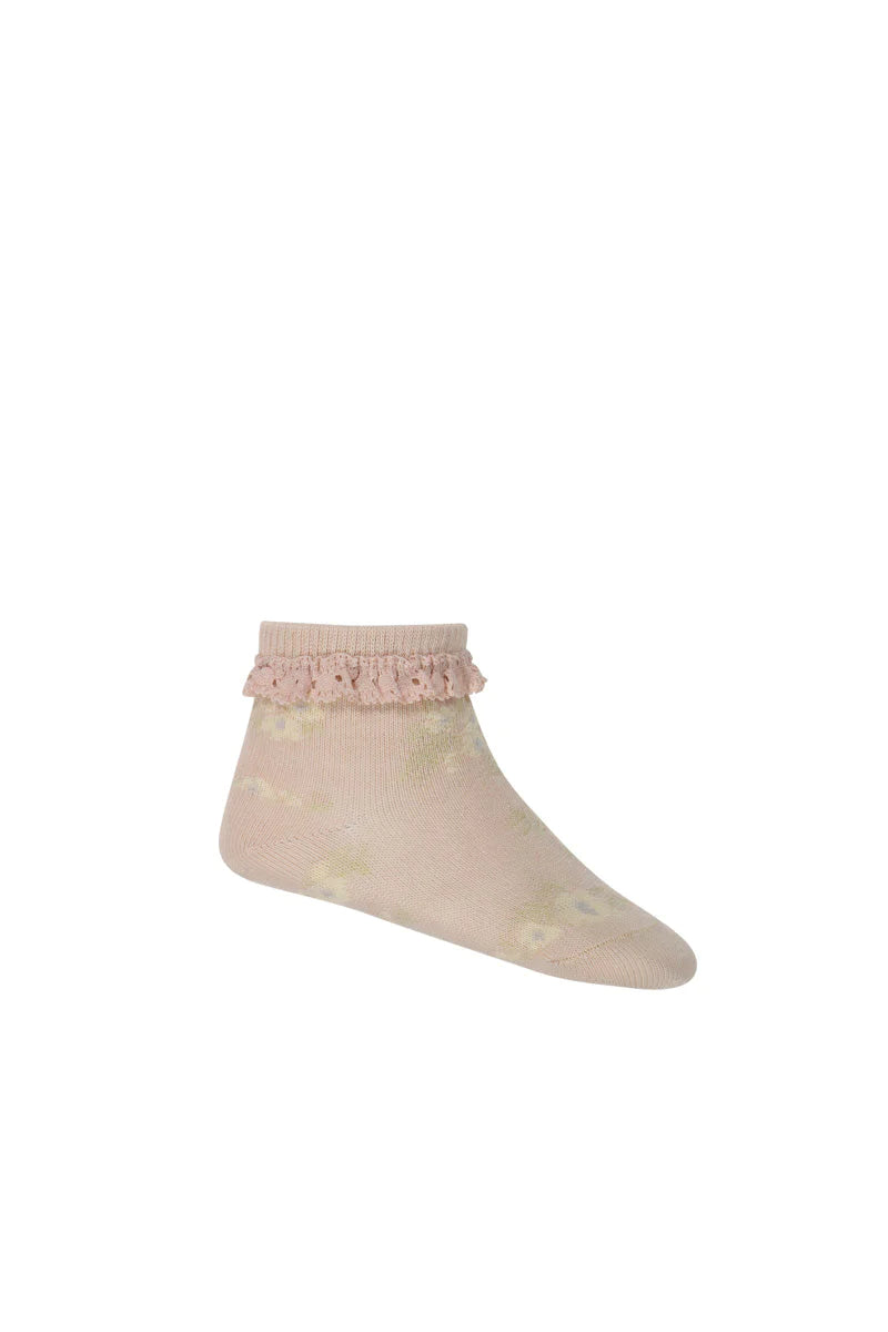 Jacquard Floral Sock | Petite Fleur Pillow