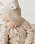 Bear Knit Onepiece | Sand Marle Fleck