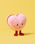Amuseables Colette Heart Macaron | Pink