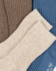 Rib Socks, 3pk | Sleet Mix