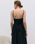 Womens Lippia Dress | Midnight Black