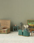 Grandma and Grandpa Mice in Cigarbox
