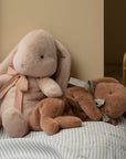 Sleeping Bunny Plush - Small | Soft Brown