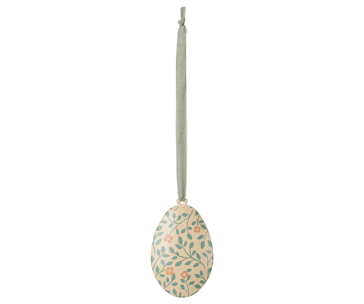 Maileg | Easter Egg Ornament - Branches | Dark Mint 