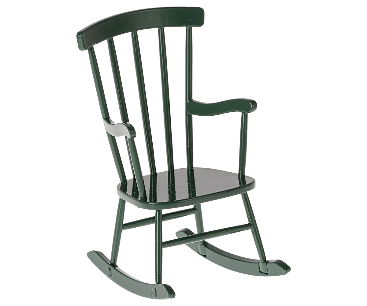 Maileg | Rocking Chair - Mouse | Dark Green 