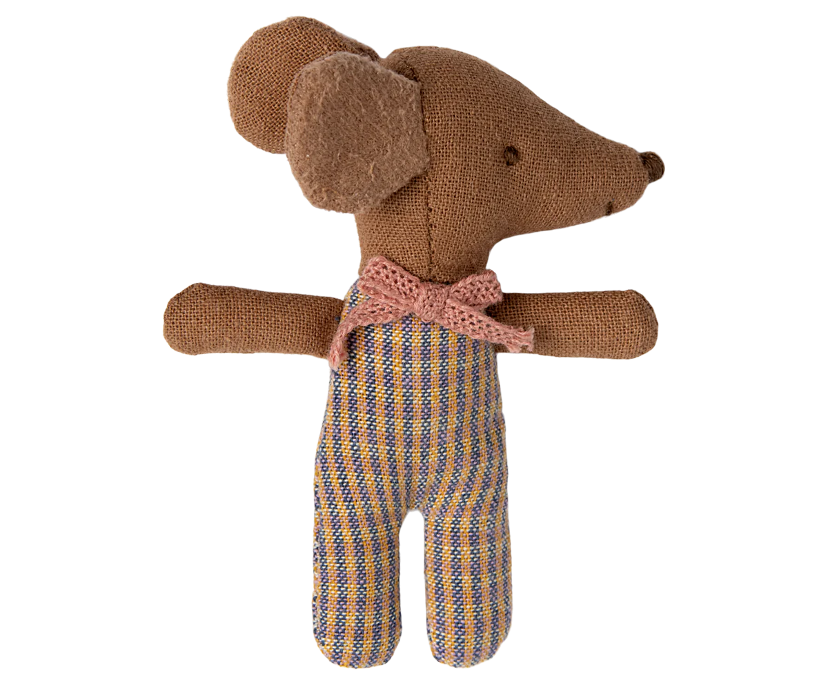 Maileg | Sleepy/Wakey Baby Mouse in Matchbox | Rose *Limited Edition* 