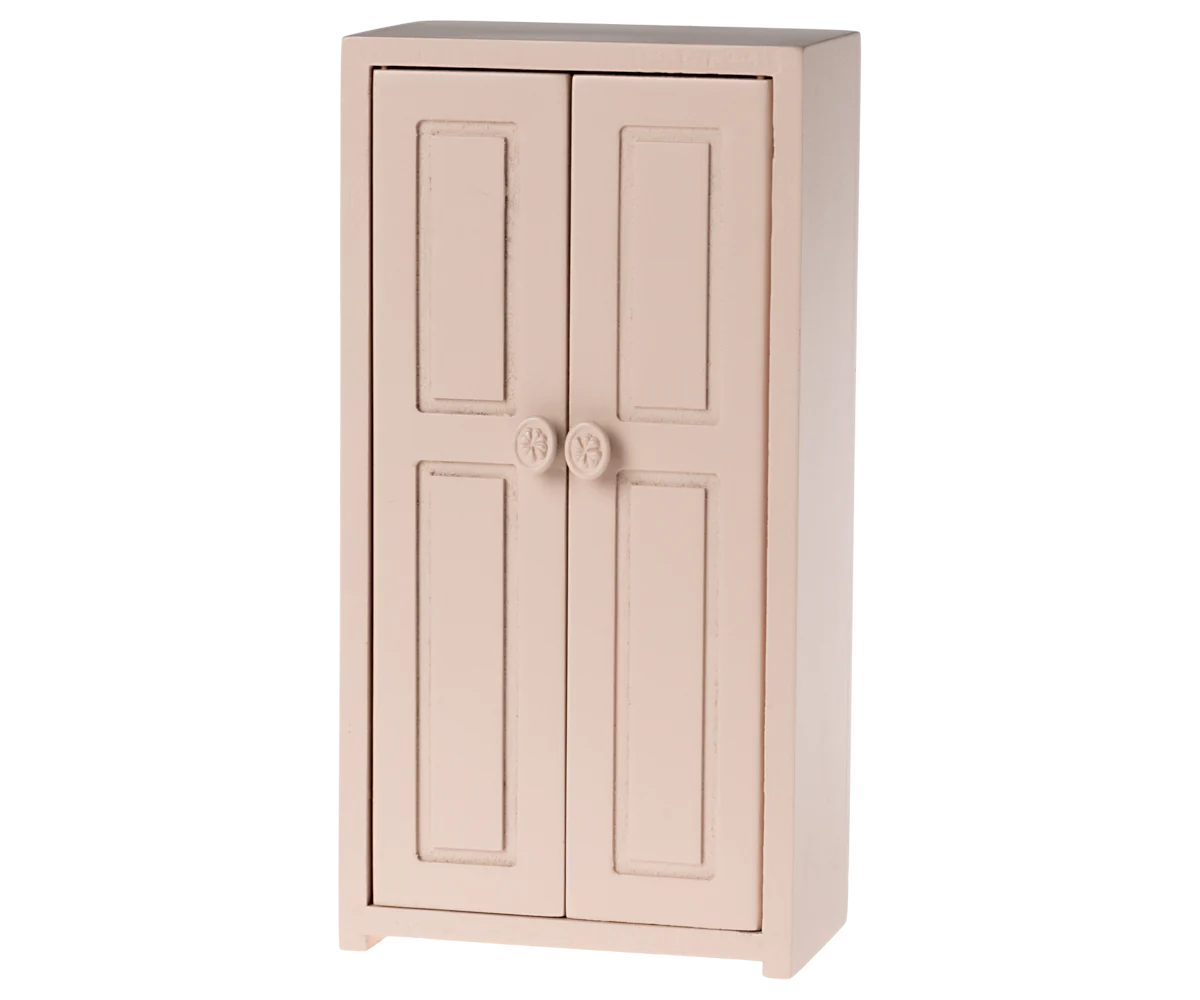 Maileg | Wooden Closet - Mouse | Light Rose 
