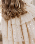 Tulle Cape | Champagne Stars