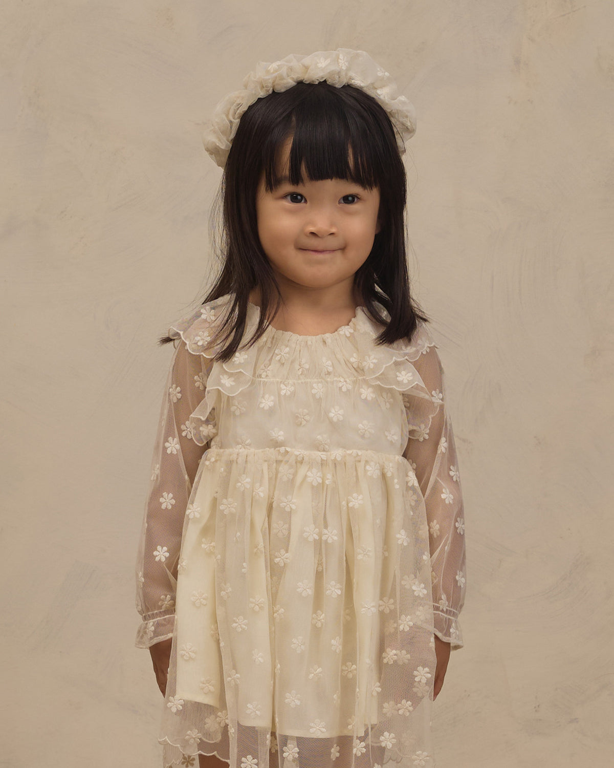 Celine Dress | Embroidered Daisy